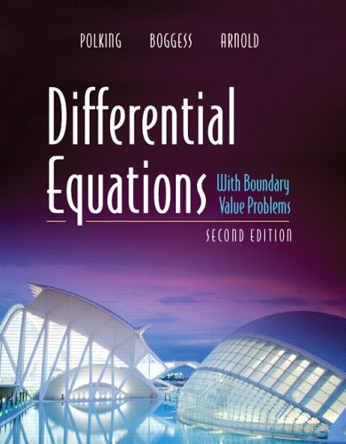 Book Cover Differential Equations with Boundary Value Problems (2nd Edition)