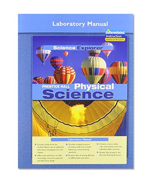 Book Cover Prentice Hall Science Explorer: Physical Science Laboratory Manual