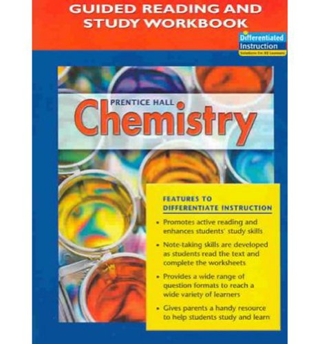 Book Cover Prentice Hall Chemistry: Guided Reading and Study Workbook