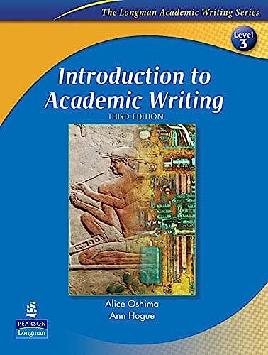 Book Cover Introduction to Academic Writing, Third Edition (The Longman Academic Writing Series, Level 3)