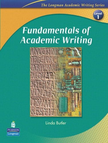 Book Cover Fundamentals of Academic Writing (The Longman Academic Writing Series, Level 1)