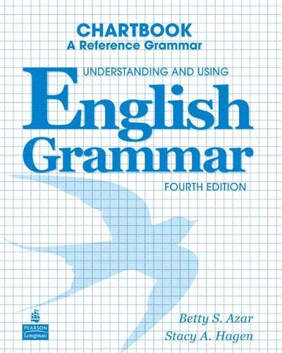 Book Cover Understanding and Using English Grammar Chartbook