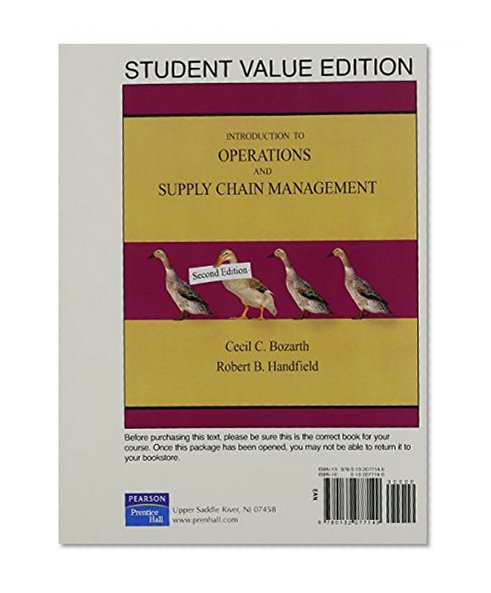 Introduction to Operations and Supply Chain Management, Student Value Edition (2nd Edition)
