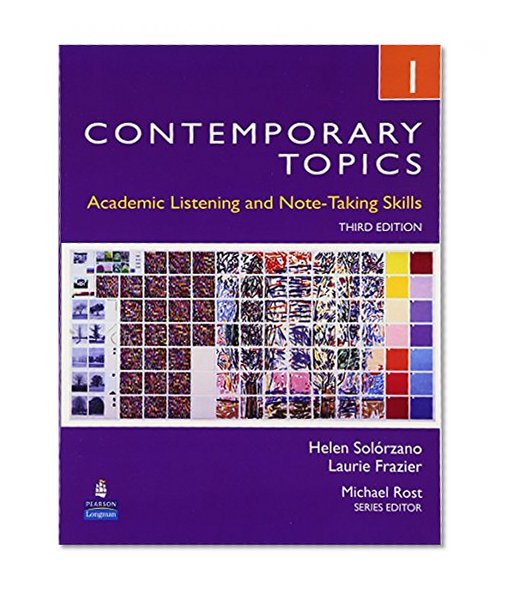 Book Cover Contemporary Topics 1: Academic Listening and Note-Taking Skills, 3rd Edition