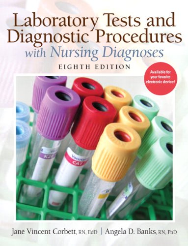 Book Cover Laboratory Tests and Diagnostic Procedures with Nursing Diagnoses (8th Edition) (Laboratory & Diagnostic Tests with Nursing Diagnoses (Corbet)