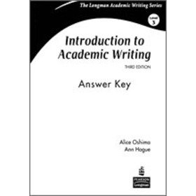 Book Cover Introduction to Academic Writing: Answer Key