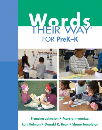 Book Cover Words Their Way for PreK-K (Words Their Way Series)