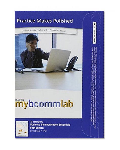 NEW MyBCommLab with Pearson eText -- Access Card -- for Business Communication Essentials