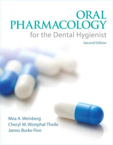 Book Cover Oral Pharmacology for the Dental Hygienist
