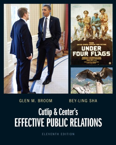Book Cover Cutlip and Center's Effective Public Relations (11th Edition)