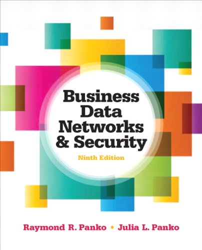 Book Cover Business Data Networks and Security (9th Edition)