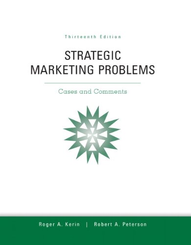 Book Cover Strategic Marketing Problems: Cases and Comments, 13th Edition