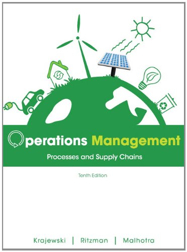 Book Cover Operations Management: Processes and Supply Chains (10th Edition)