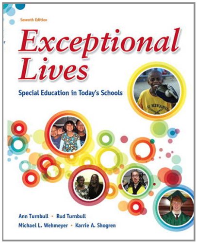 Book Cover Exceptional Lives: Special Education in Today's Schools (7th Edition)