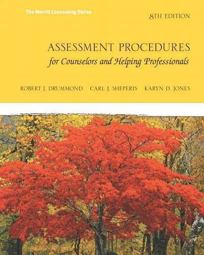 Book Cover Assessment Procedures for Counselors and Helping Professionals (8th Edition) (Merrill Counselling)