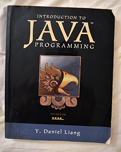 Introduction to Java Programming, Brief Version (9th Edition)