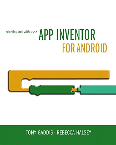Book Cover Starting Out With App Inventor for Android