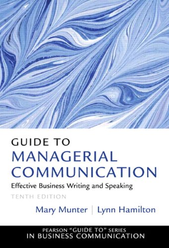 Book Cover Guide to Managerial Communication