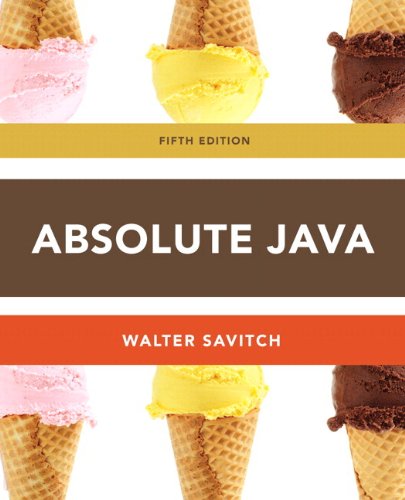 Absolute Java plus MyProgrammingLab with Pearson eText -- Access Card Package (5th Edition)