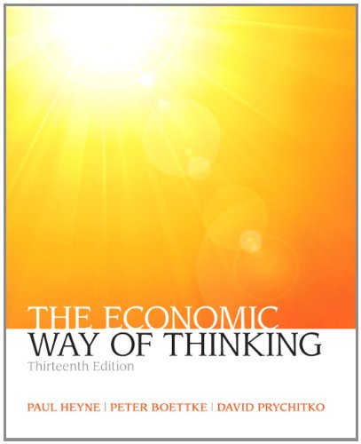 Book Cover The Economic Way of Thinking (13th Edition) (Pearson Series in Economics)