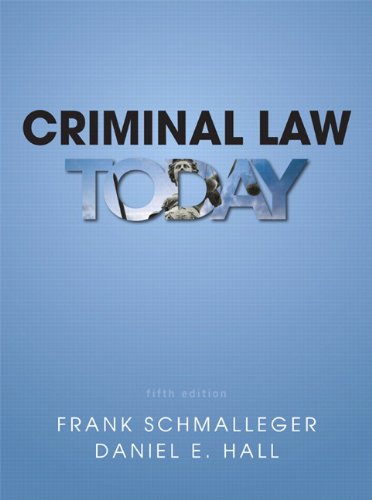 Book Cover Criminal Law Today (5th Edition)