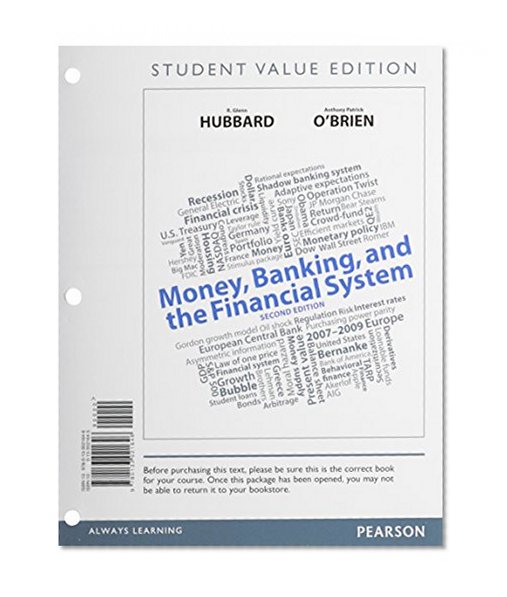 Book Cover Money, Banking, and the Financial System, Student Value Edition (2nd Edition)