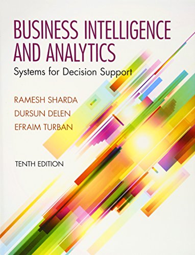 Book Cover Business Intelligence and Analytics: Systems for Decision Support