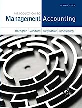Book Cover Introduction to Management Accounting (16th Edition)
