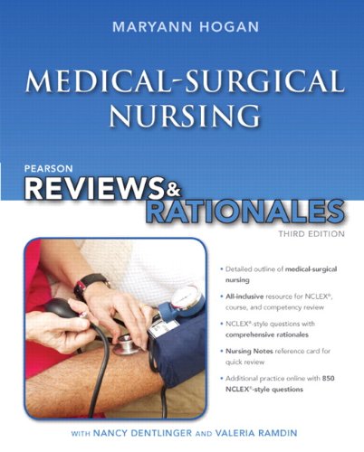 Book Cover Pearson Reviews & Rationales: Medical-Surgical Nursing