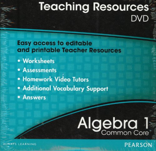 Book Cover Teaching Resources DVD Algebra 1 ISBN 013318563X