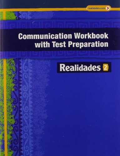 Book Cover REALIDADES 2014 COMMUNICATION WORKBOOK WITH TEST PREPARATION LEVEL 2