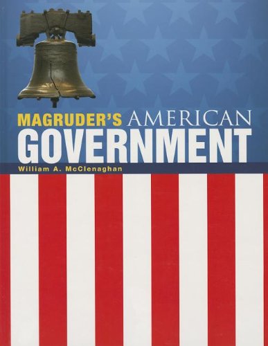 Book Cover MAGRUDER'S AMERICAN GOVERNMENT 2013 ENGLISH STUDENT EDITION GRADE 12