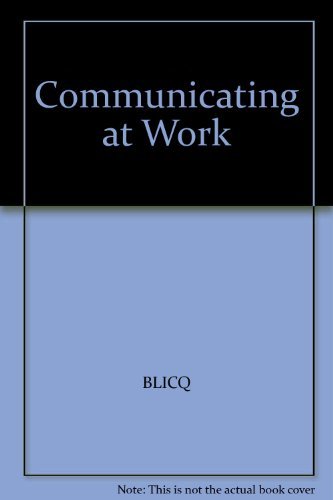 Communicating at Work