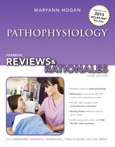 Book Cover Pearson Reviews & Rationales: Pathophysiology with 