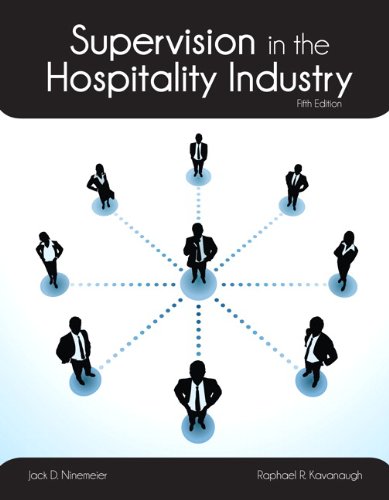 Book Cover Supervision in the Hospitality Industry with Answer Sheet (AHLEI) (5th Edition) (AHLEI - Hospitality Supervision / Human Resources)
