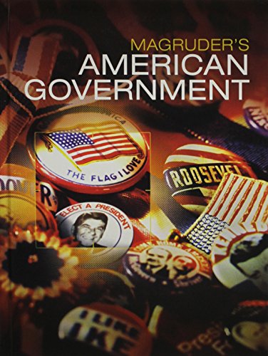 Book Cover MAGRUDERS AMERICAN GOVERNMENT 2016 STUDENT EDITION GRADE 12