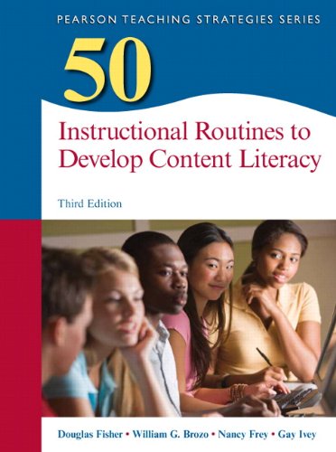 Book Cover 50 Instructional Routines to Develop Content Literacy (Teaching Strategies Series)