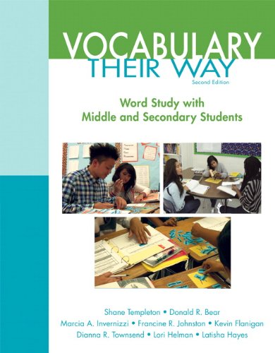 Book Cover Vocabulary Their Way: Word Study with Middle and Secondary Students (2nd Edition) (Words Their Way Series)