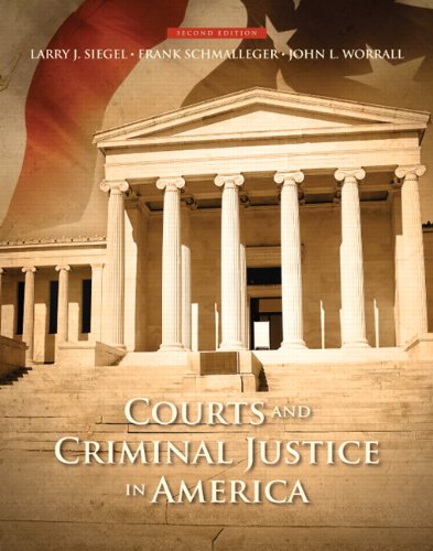 Book Cover Courts and Criminal Justice in America (2nd Edition)