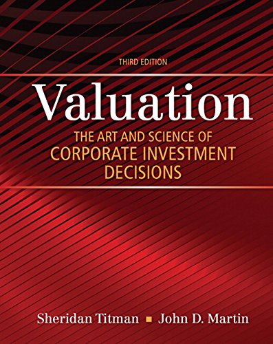 Book Cover Valuation: The Art and Science of Corporate Investment Decisions (The Pearson Series in Finance)