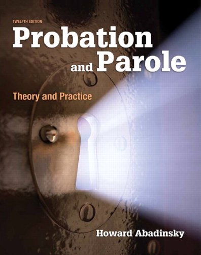 Book Cover Abadinsky: Probation and Parole_12 (12th Edition)