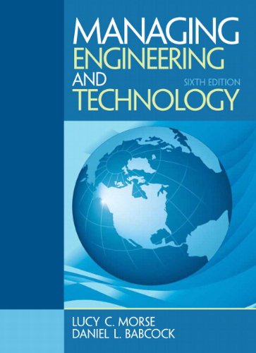 Book Cover Managing Engineering and Technology (6th Edition)
