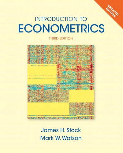 Book Cover Introduction to Econometrics, Update (Pearson Series in Economics (Hardcover))