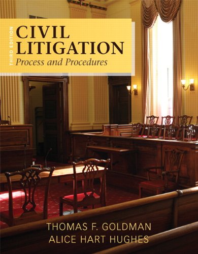 Book Cover Civil Litigation: Process and Procedures (3rd Edition)