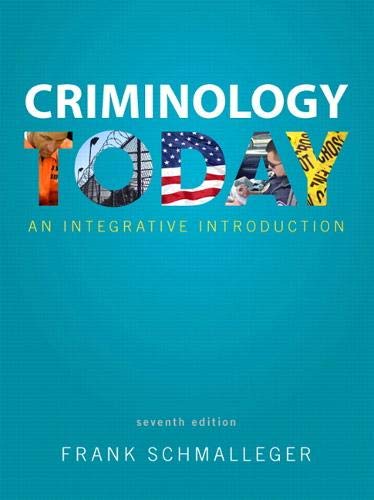 Book Cover Criminology Today: An Integrative Introduction