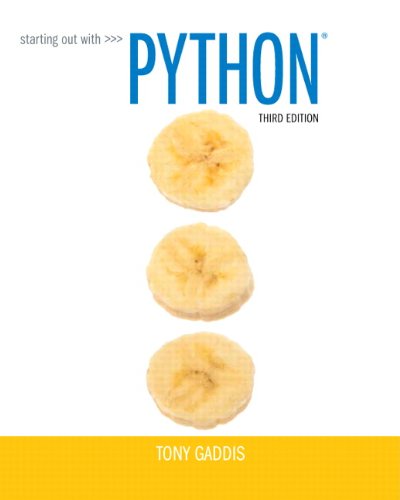Book Cover Starting Out with Python (3rd Edition)