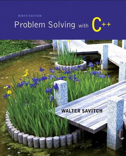 Book Cover Problem Solving with C++ (9th Edition)