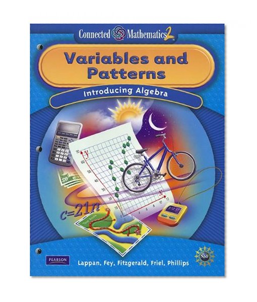Book Cover CONNECTED MATHEMATICS GRADE 7 STUDENT EDITION VARIABLES AND PATTERNS (Connected Mathematics 2)