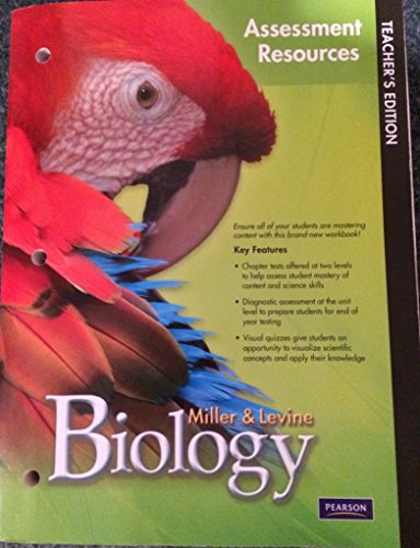 Book Cover Miller & Levine Biology Teacher's Edition Assessment Resources Program Paperback â€“ 2010