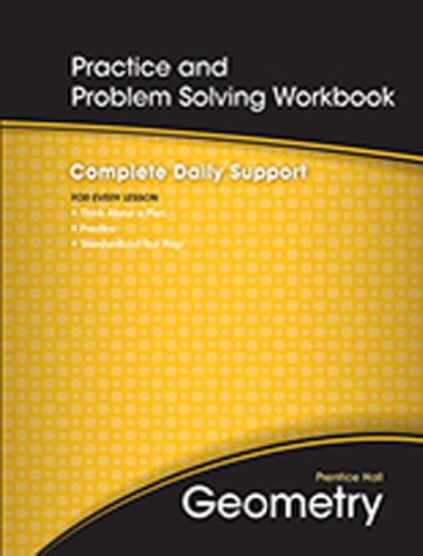 Book Cover Prentice Hall Geometry, Practice and Problem Solving Workbook